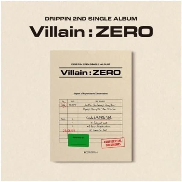 DREAMUS DRIPPIN Villain: Съдържание на 2-ия сингъл от албума ZERO + Лепене + Запечатани песен (случаен)