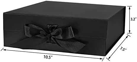 10,5 Голяма подарък кутия с магнитна капачка и лента за Ден на майката, Ден на Св. Валентин, рождени Дни, сватбени