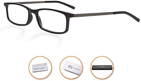 Очила за четене EYEGUARD с преносим калъф, тънки мини-покет ридеры за жени, мъжки слънчеви очила за очите