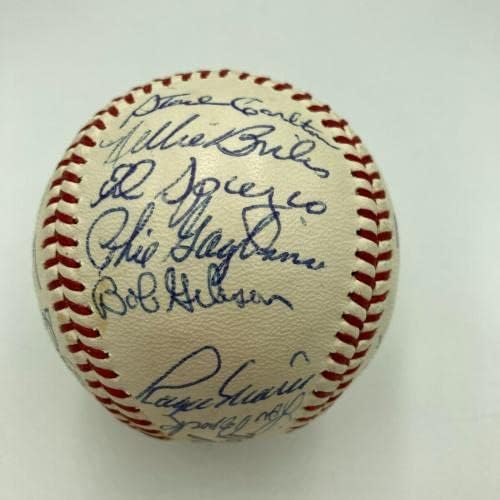 1968 Екипът на Сейнт Луис Кардиналс NL Champs Подписа бейзболен договор с Роджър Марисом JSA COA - Бейзболни топки с автографи