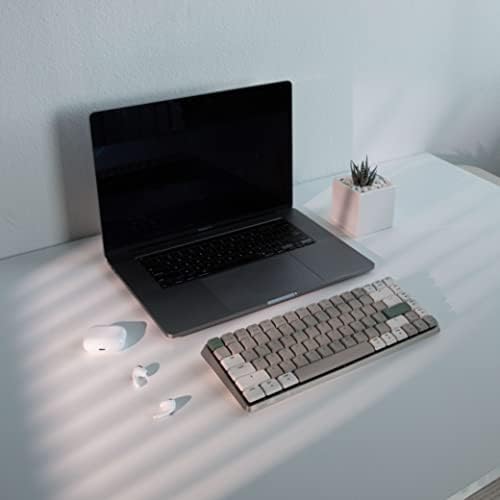 Фина ръчна клавиатура Azio Cascade, разположението на 75%, нисък профил RGB осветление, ключове Гореща замяна и