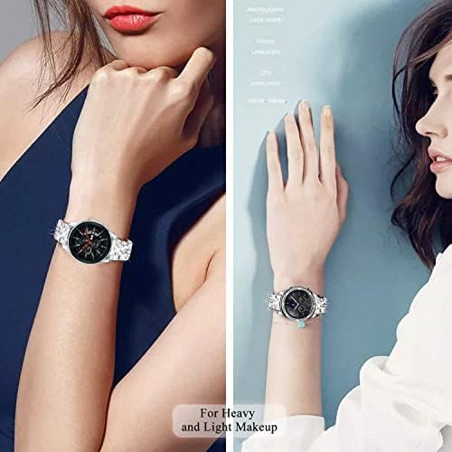 Въжета DEALELE, съвместим с Samsung Fear S3/Galaxy Watch 3 (45 мм)/Galaxy Watch 46 мм, 22 мм, подмяна на метална
