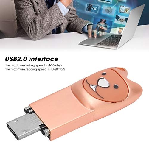 Флаш памет USB 2.0, usb Флаш устройство USB2.0, Скъпа Мультяшная Преносима карта с памет с адаптер за Android