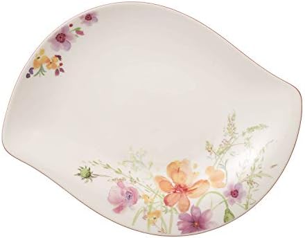 Villeroy & Boch 1041013380 Купа за салата Mariefleur Special, Малки (Плосък), 13,25 инча, Бяла / за Боядисана