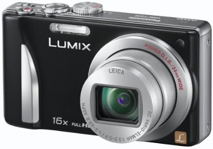 Высокочувствительная цифров фотоапарат Panasonic LUMIX DMC-ZS15 12.1 Mp с 16-кратно оптично увеличение (черен)