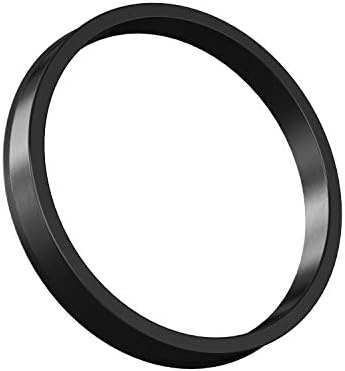 Централните пръстени (комплект от 4) - в Диаметър от 71,5 mm до 83 mm - Черен пръстен от поликарбонового пластмаса -