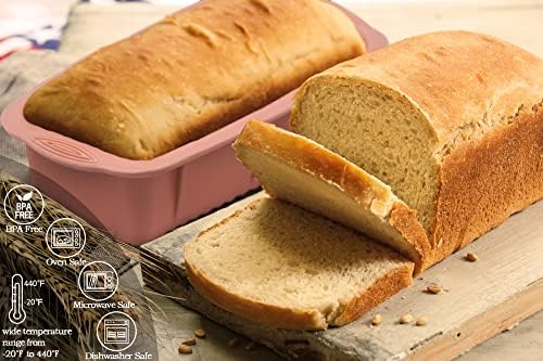 Baocuan, 3 опаковки на силиконовата форма за печене на хляб, Хляб и комплект от 3 цвята, Антипригарная форма за печене, Лесно