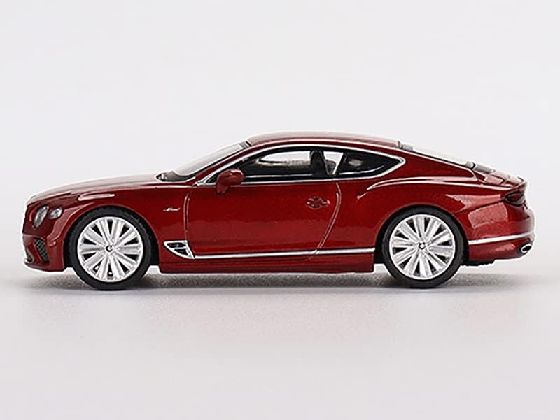2022 Bentley Continental GT Speed Candy Red лимитирана серия в 1200 екземпляра по целия свят 1/64 Монолитен