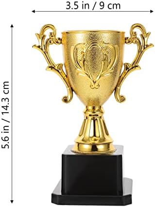 IMIKEYA 7 Златни сертификати за премия на трофеи: 1БР Златни Трофеи за детски награди Пластмасови Награди, Трофеи