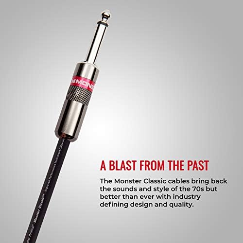 Инструментален кабел Monster Prolink Monster Classic - 6 фута - Директен до прав