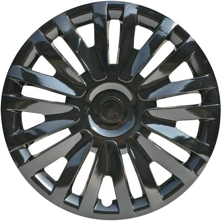 Комплект Copri от 4-Колесни Накладки 15-Инчов Черен на цвят, с защелкивающимся Капак Подходящ за Kia