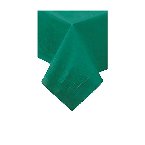 Калъф за маса Hoffmaster 220637 от плат /полиамид, 3 пласта, дължина 108 x ширина 54, Хънтър Green (Калъф 25 парчета)