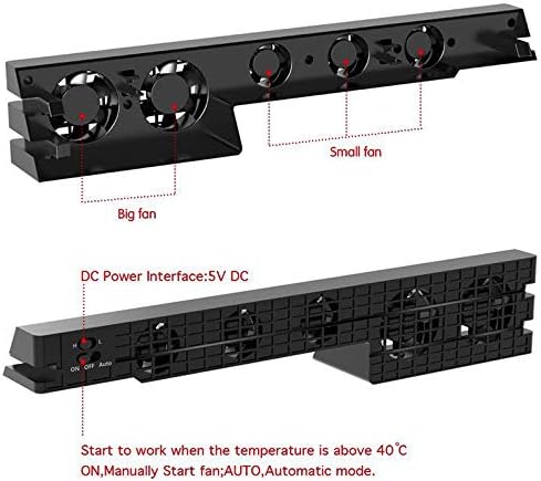 CHUNSHENN USB Fans Pro Охлаждащ Вентилатор Cooler Super Turbo Регулатор на температурата с USB кабел Съвместим с вертикална