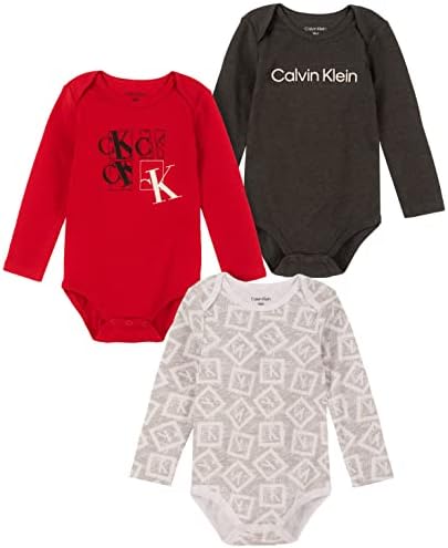 Боди Calvin Klein за новородени момичета от 3 теми В опаковка
