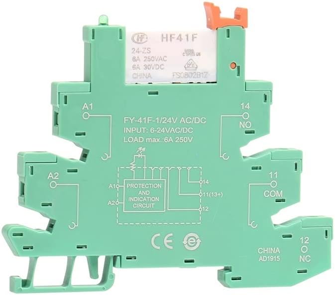 Основата на модул реле DAYAQ с Тънък жак реле Hongfa 12VDC/AC или 24VDC/AC или 230VAC с Дебелина 6,2 мм 48 110 реле