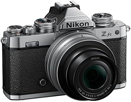 Корпус беззеркальной фотоапарат Nikon Z фк формат DX с NIKKOR Z DX 16-50mm f /3.5-6.3 VR - Сребърен