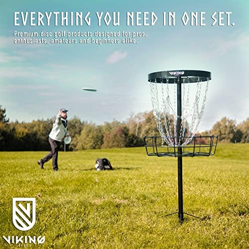 Viking Disks 3-Дисков Стартов пакет, за да карам голф - Комплект екипировка за начинаещи играчи на голф с Диск