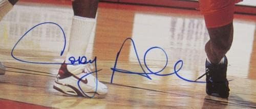 Баскетболно карта 1995 година с Автограф Кори Александера за начинаещи 8x10 - Снимки на НБА с Автограф