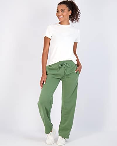 Real Essentials 3 опаковка: Дамски спортни панталони Свободно намаляване отвътре с отворен дъното - Ежедневни, спортно облекло