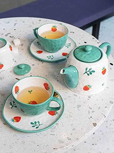 Керамични Следобеден Чай dodouna в Европейски Стил, Цветен Чай Чайник, Домакински Плодов Чайник, Английска И Френска Скъпа Чаена Чаша 300 Мл