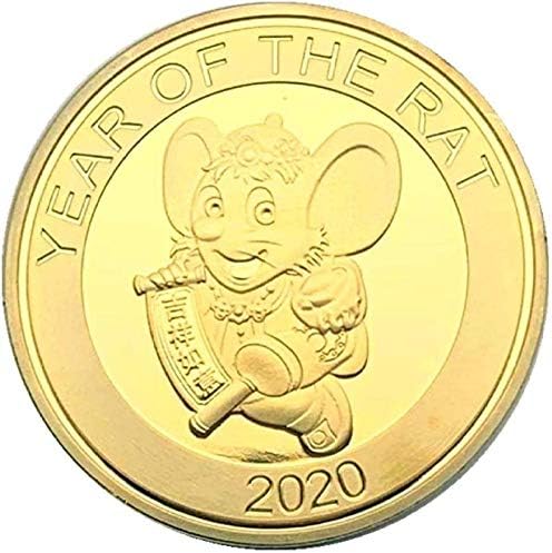 2020 Година Генгзи Зодиакални Годината на Плъха Животно Златна Колекция Възпоменателни монети на Коледната Златна