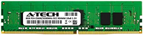 Подмяна на A-Tech 8 GB за Dell 370-AEVO - DDR4 3200 Mhz PC4-25600 ECC с регистрация RDIMM 1Rx8 1.2 V - Single Server RAM Memory