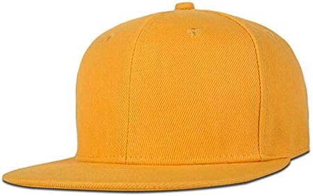 Yizhichu1990 Унисекс Проста бейзболна шапка с регулируеми полета, Празни бейзболна шапка възстановяване на предишното положение,
