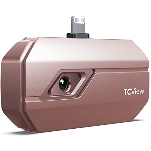 Термични камера TOPDON TC002 за iOS, тепловизор с висока резолюция 256x192, Поддържа вторичен анализ, теплочувствительность