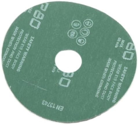 Шлифовъчни дискове Forney 71670 от алуминиев оксид с оправкой 7/8 инча, 4-1/2 инча, размер на 80, на 3 опаковки