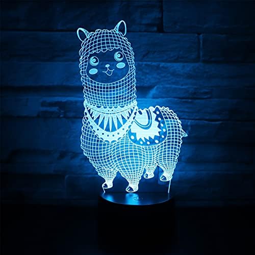 Hguangs Лама Лампа Настолна Лампа Подаръци 3D Оптична Илюзия за лека нощ Лама Играчки 7 Цвята Промяна на Докосване