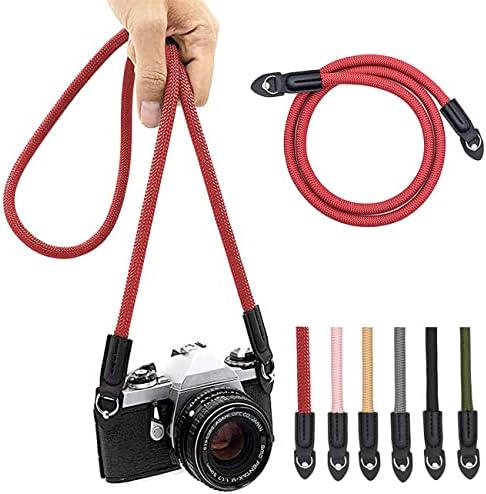 Каишка за фотоапарат Eorefo Ретро 100 см Найлонов Альпинистский Въже, Сменящи се Презрамка за камера Micro Single