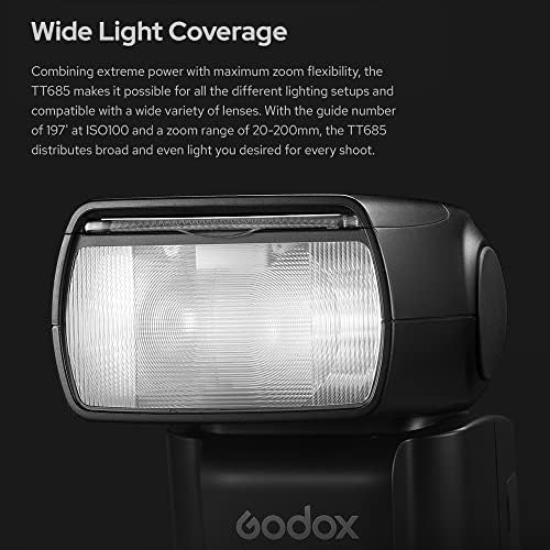 GODOX Thinklite TT685IIN TTL Вградена светкавица Speedlight 2,4 G Wirelss X System Светкавица GN60 Високоскоростен 1/8000 s Замяна