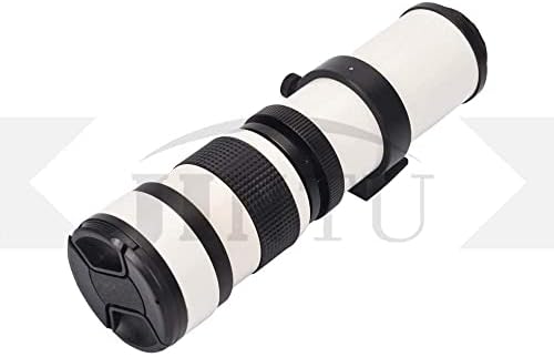 Супер телефото обектив с ръчно фокусиране JINTU 420-800 мм f/8.3, обектив, Съвместим с Canon EOS-M (определяне на EF-M), Беззеркальная фотоапарат EOS M M2 M3 M5 M6 M10 M50 M100 За пътуване и прир