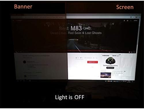 Екран за проектор WFJDC 16:10,100 120 инча Отразяваща Текстилен Плат Прожекционен Екран За YG300 DLP LED