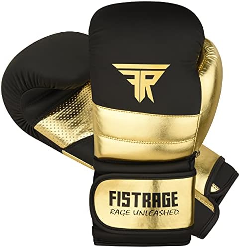 Боксови Ръкавици FISTRAGE от Металлизированной Кожата MMA Training Muay Thai Kick Boxing За Спарринга, Тежка Чанта, Спортни