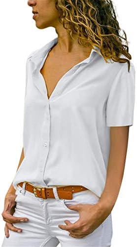 Ризи с къс ръкав за жени, Блузи, Модни Ежедневни Летни с Графичен Кръгло деколте, по-Леки, по-Големи Размери, Реколта