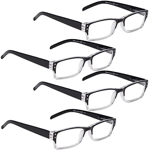 LUR 3 опаковки очила за четене в полукръгла рамка + 4 опаковки класически очила за четене (само 7 двойки