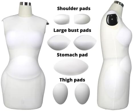 Комплект накладки за модулни форми рокли Pro Обикновен размер (20 броя) – Набор от подкладок за регулирана форма