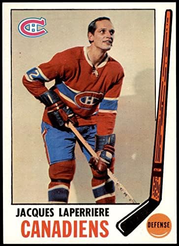 1969 Най-добър играч на 3 Жак Лаперьер Монреал Канадиенс (Хокейна карта) NM Канадиенс