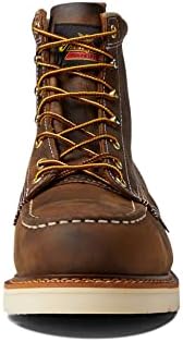 Мъжки работни обувки Thorogood American Heritage 6 със стоманени пръсти - Естествена кожа с остри пръсти, устойчиви на