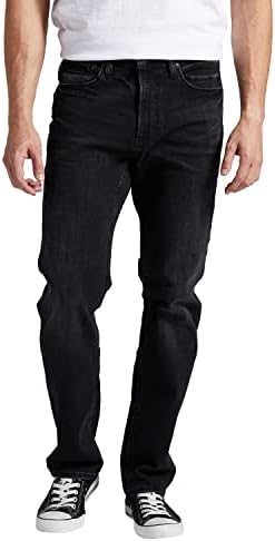 Silver Jeans Co. Мъжки дънки Machray Класически намаляване с директни штанинами