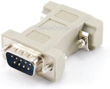 Мультисинхронный видео адаптер CablesOnline DB9 Male to HD15 VGA Female (AD-V02)