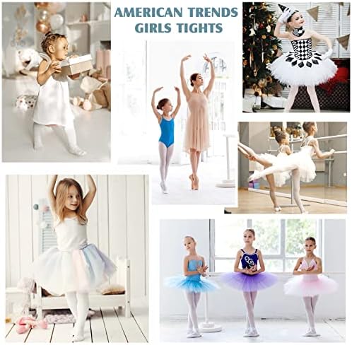 Американски Тенденции, Балетные Чорапогащи за момичета, Детски Гамаши за Танци за Деца, Детски Ластични Чорапи за Момичета