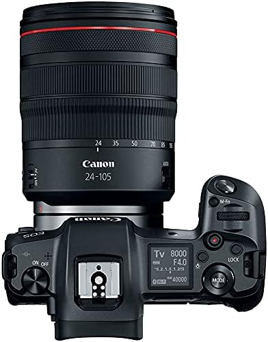 Беззеркальная цифров фотоапарат Canon EOS R (само корпуса) (3075C002) + обектив Canon EF 50 mm + Адаптер за прикрепване
