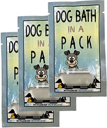 Къпане на кучето в опаковка Нови мокри кърпички за къпане и грижи - 48 индивидуални опаковки на поръчка При продажба