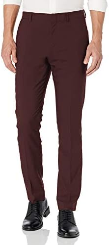 Мъжки панталони Perry Ellis Very Slim Fit Solid Tech Portfolio Dress (Размер на кръста 28-38 за големи и високи)
