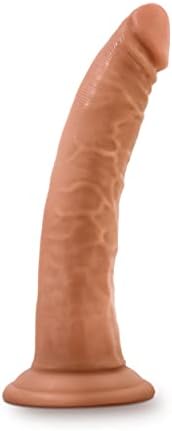 Blush Dr. Skin Glide - Самосмазывающийся Вибратор 7,5 см, На допир наподобява кожата Мека, Реалистичен Вибратор - Тънък, с
