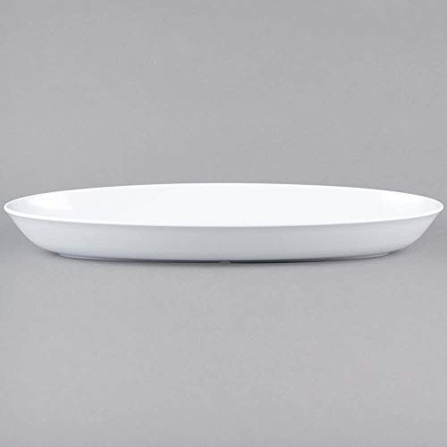 G. E. T. ML-256-W Бял 10,4 qt., Дълбоко Овална чиния 30 x 11,75, Меламиновый пластмаса, подходящ за миене