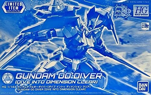 Комплект за гмуркане BANDAI HGBD 1/144 Gundam OO Diver Dive Into Dimension Clear Model kit (внос от Япония)