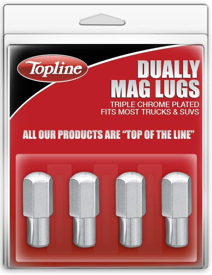 Topline Products C9210-4P | Двухшпиндельные магнитни накрайници Premimum Chrome XL с опашка 1 | с Размер дърворезба 9/16 R.